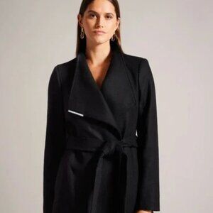 Ted Baker iconic short wool wrap coat